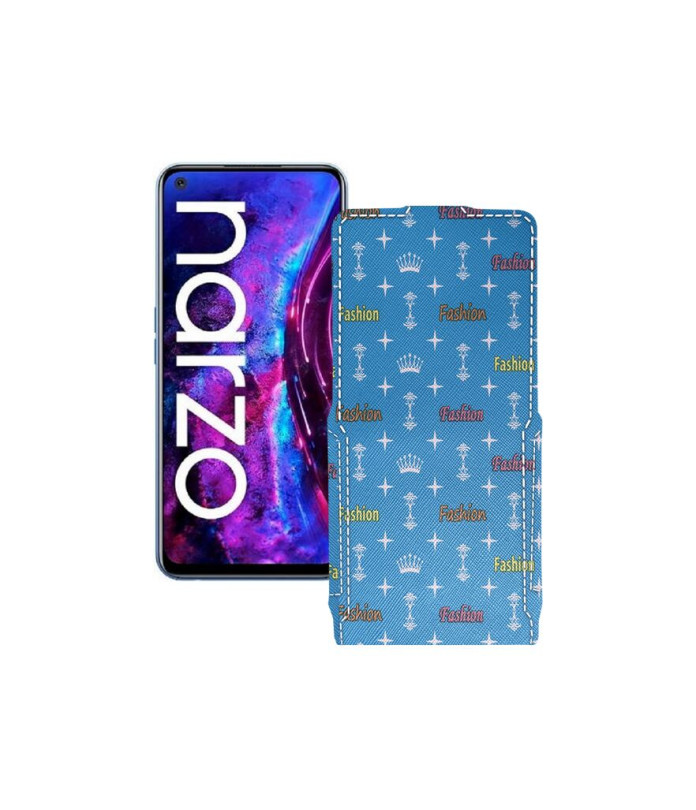 Чохол-флип з екошкіри для телефону Realme Narzo 30 Pro 5G