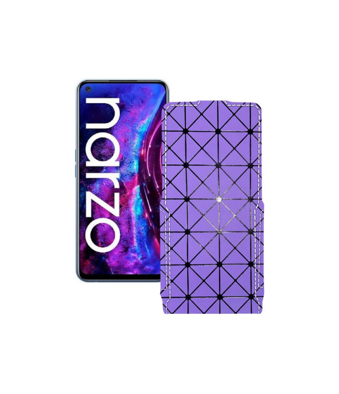 Чохол-флип з екошкіри для телефону Realme Narzo 30 Pro 5G