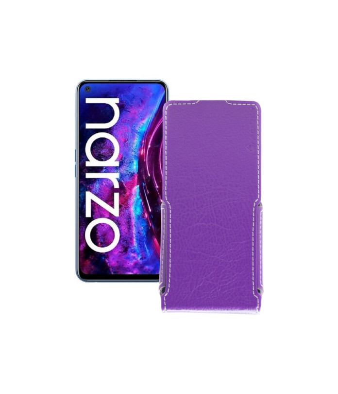 Чохол-флип з екошкіри для телефону Realme Narzo 30 Pro 5G