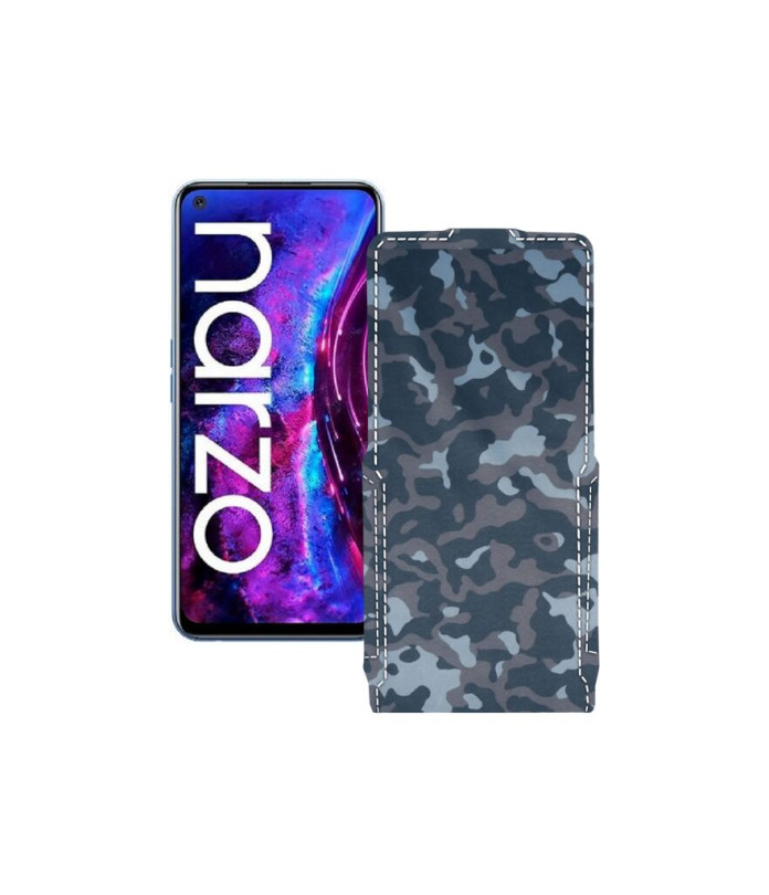Чохол-флип з екошкіри для телефону Realme Narzo 30 Pro 5G