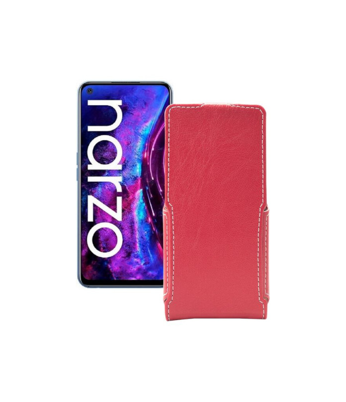 Чохол-флип з екошкіри для телефону Realme Narzo 30 Pro 5G