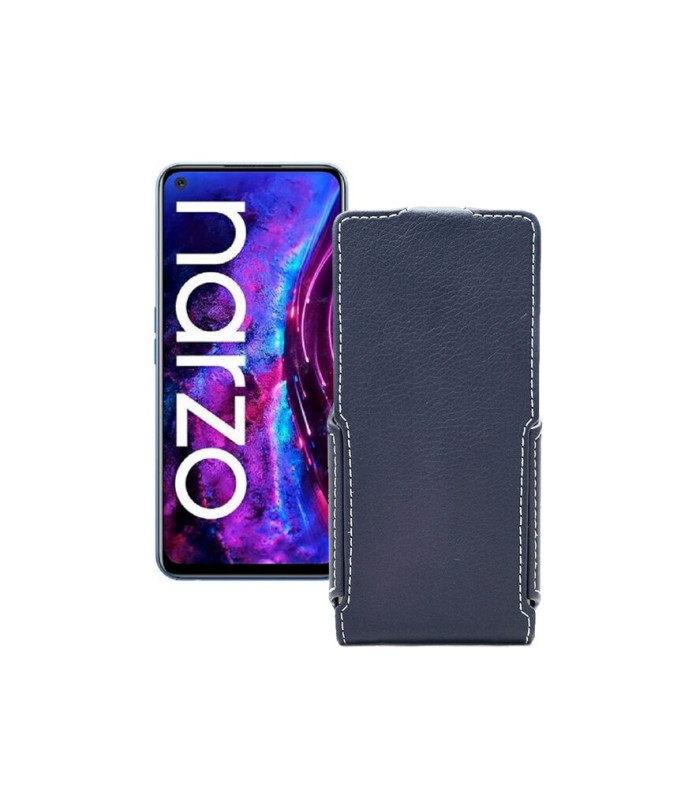 Чохол-флип з екошкіри для телефону Realme Narzo 30 Pro 5G