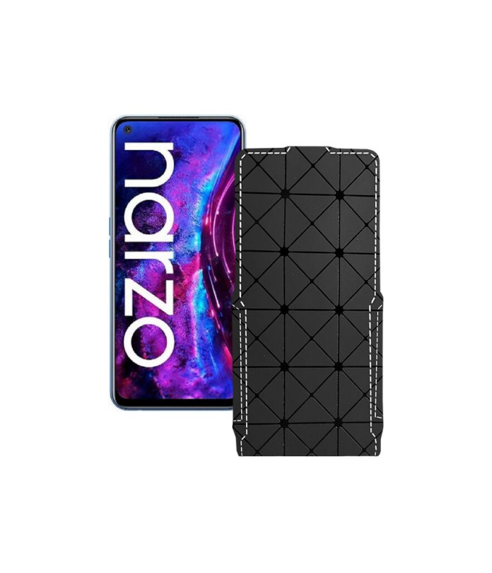 Чохол-флип з екошкіри для телефону Realme Narzo 30 Pro 5G
