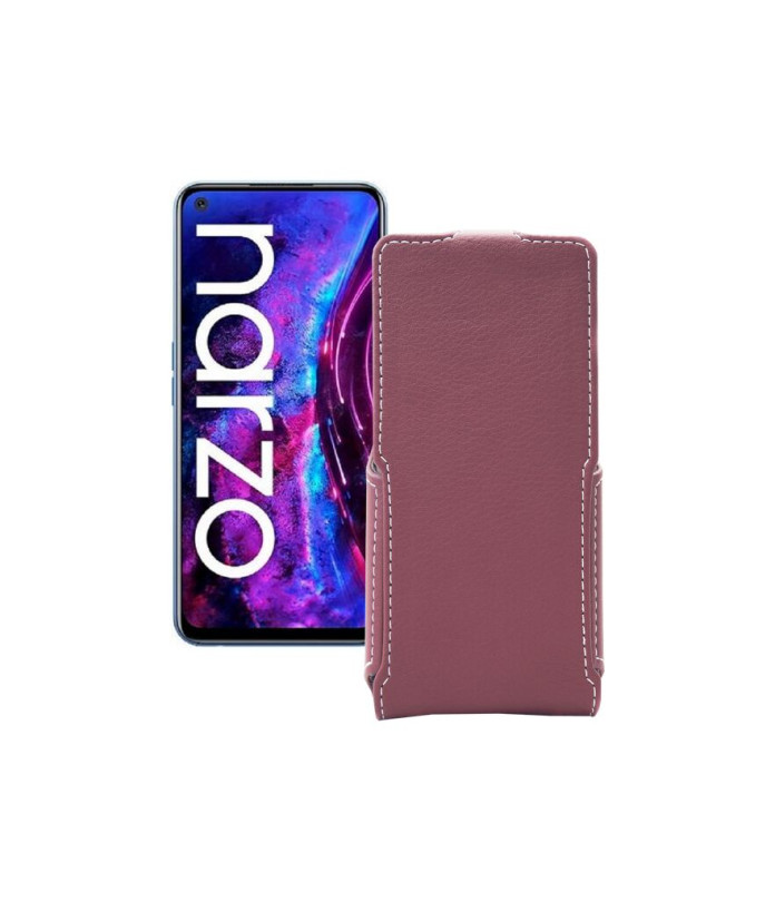 Чохол-флип з екошкіри для телефону Realme Narzo 30 Pro 5G