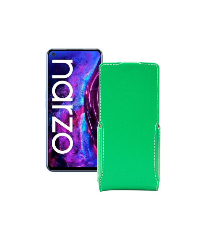 Чохол-флип з екошкіри для телефону Realme Narzo 30 Pro 5G