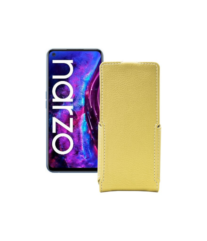 Чохол-флип з екошкіри для телефону Realme Narzo 30 Pro 5G