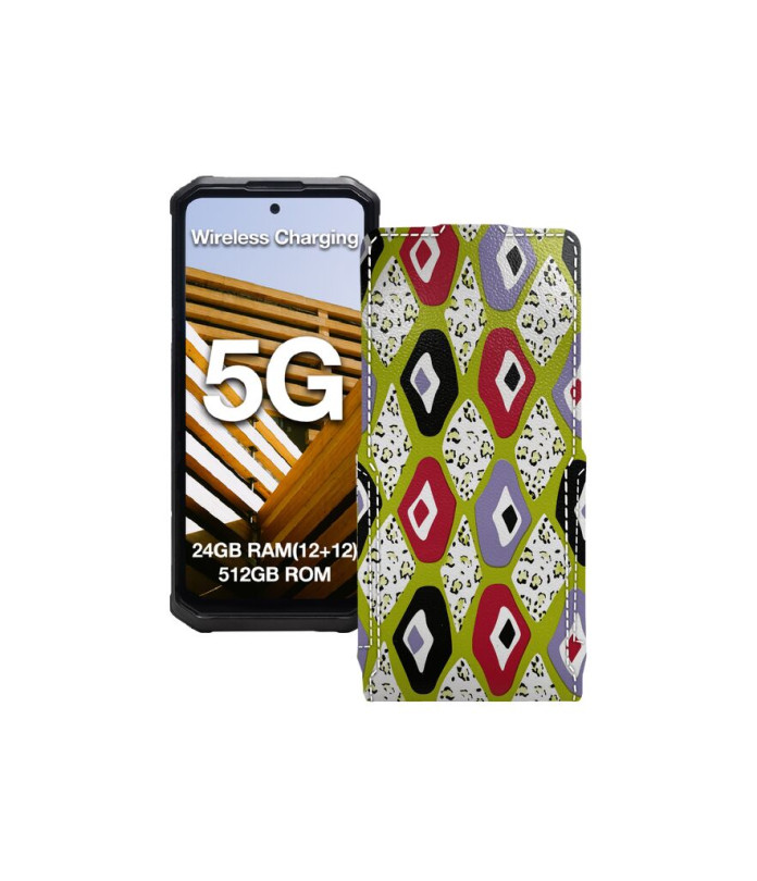 Чохол-флип з екошкіри для телефону AGM G3