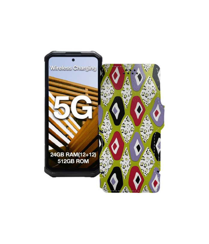 Чохол-книжка з екошкіри для телефону AGM G3