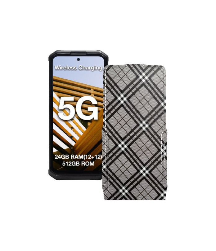 Чохол-флип з екошкіри для телефону AGM G3