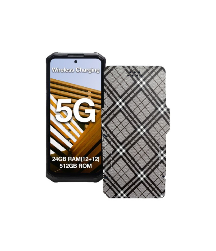 Чохол-книжка з екошкіри для телефону AGM G3