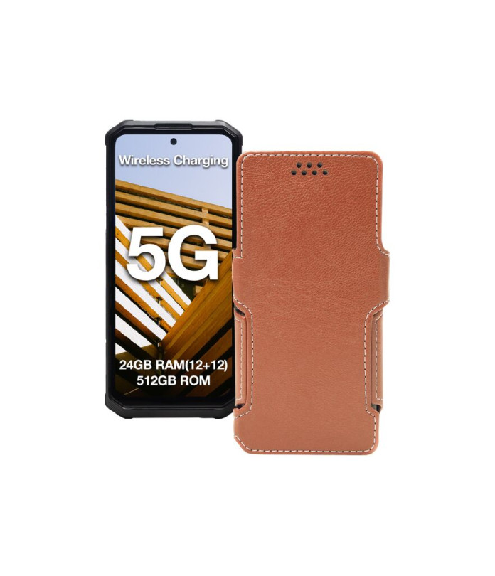 Чохол-книжка з екошкіри для телефону AGM G3