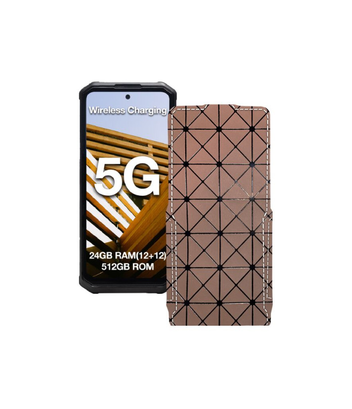 Чохол-флип з екошкіри для телефону AGM G3