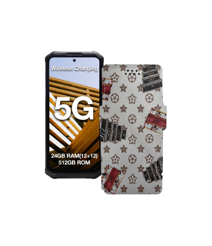 Чохол-книжка з екошкіри для телефону AGM G3