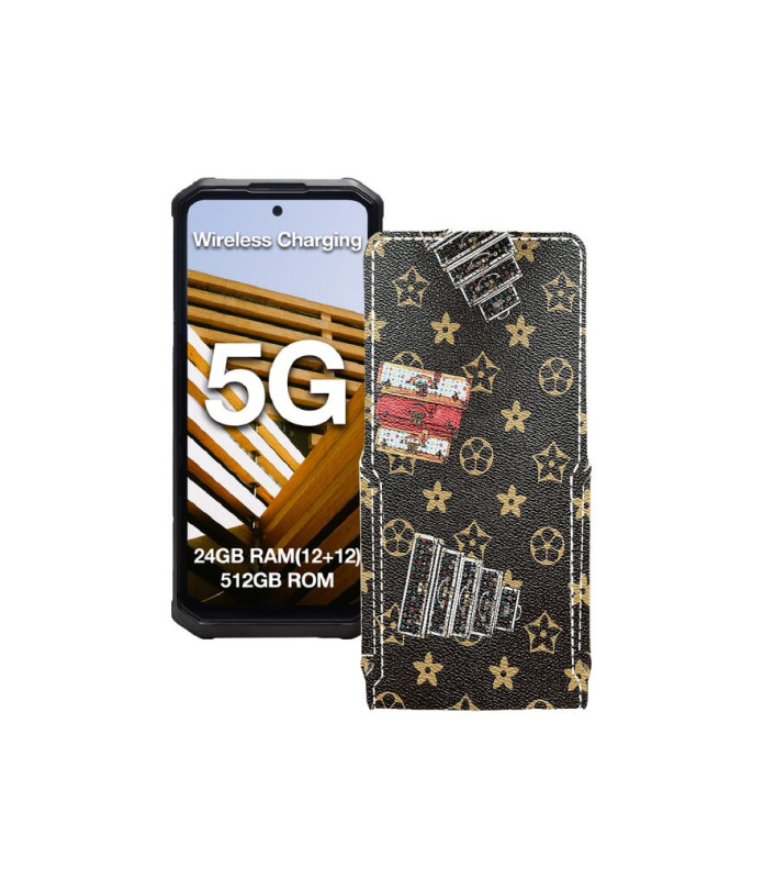 Чохол-флип з екошкіри для телефону AGM G3