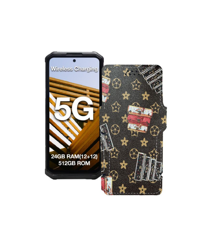 Чохол-книжка з екошкіри для телефону AGM G3