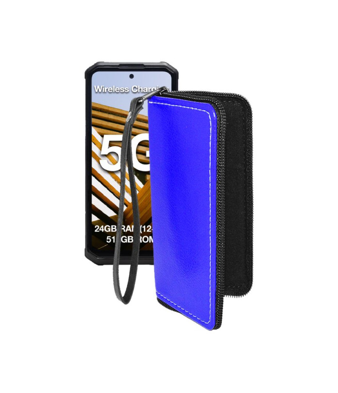 Чохол-гаманець з екошкіри для телефону AGM G3