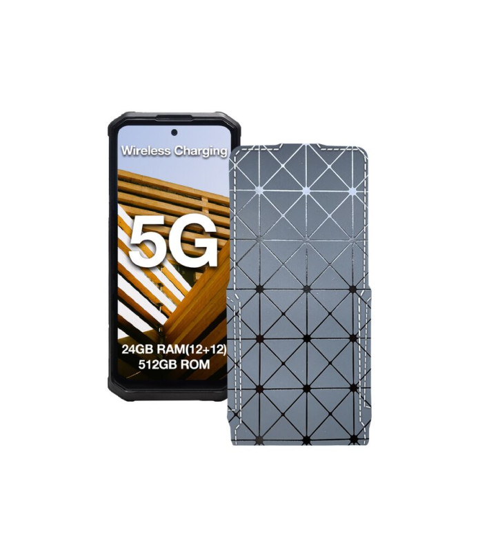 Чохол-флип з екошкіри для телефону AGM G3