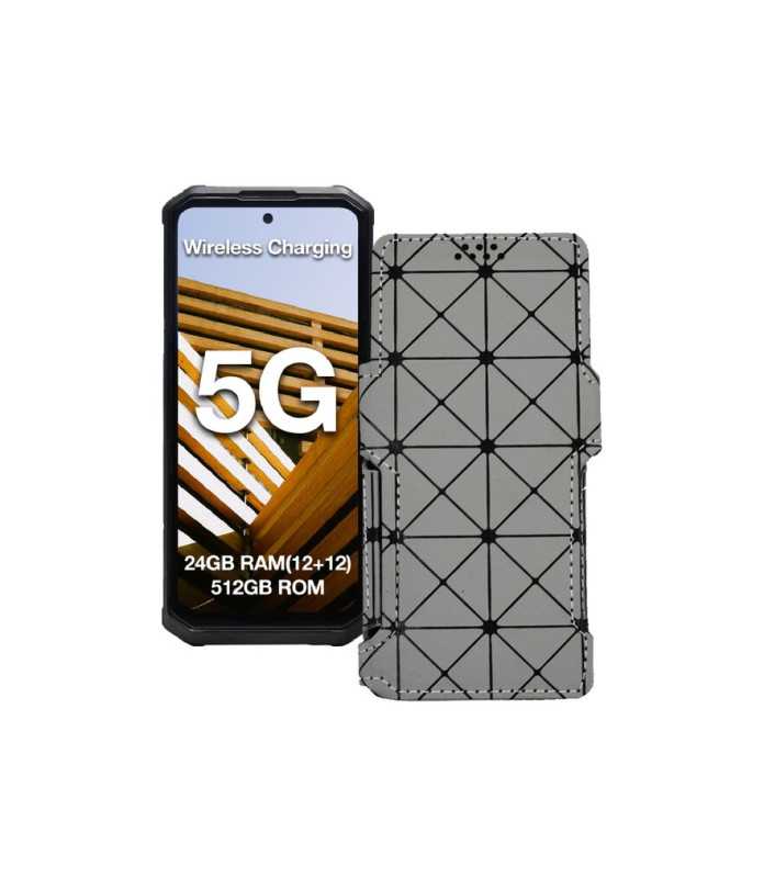 Чохол-книжка з екошкіри для телефону AGM G3