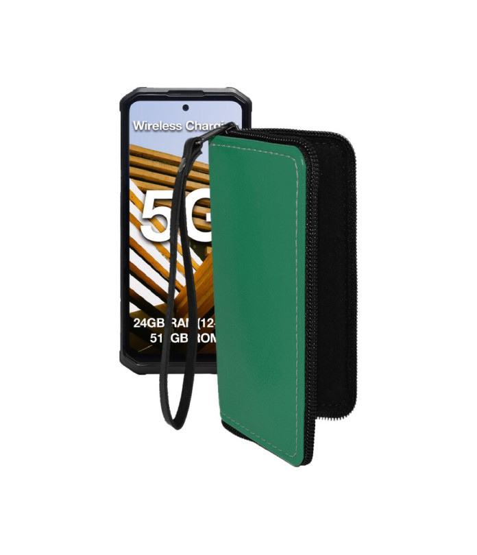 Чохол-гаманець з екошкіри для телефону AGM G3