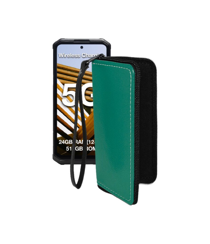 Чохол-гаманець з екошкіри для телефону AGM G3