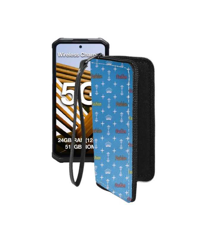 Чохол-гаманець з екошкіри для телефону AGM G3