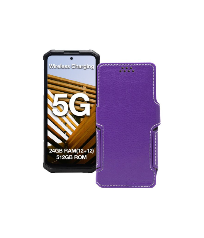 Чохол-книжка з екошкіри для телефону AGM G3