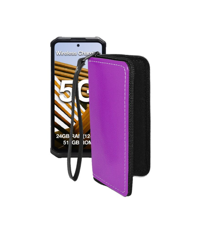 Чохол-гаманець з екошкіри для телефону AGM G3