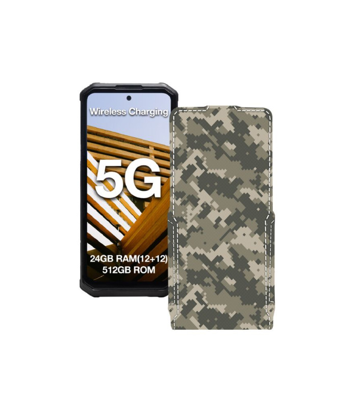 Чохол-флип з екошкіри для телефону AGM G3