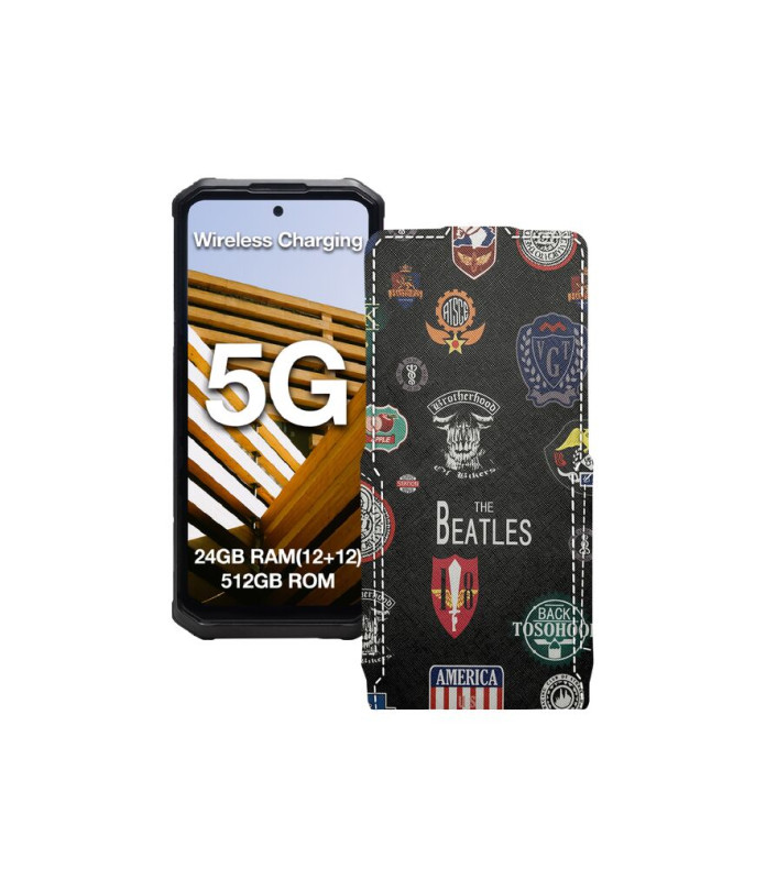 Чохол-флип з екошкіри для телефону AGM G3