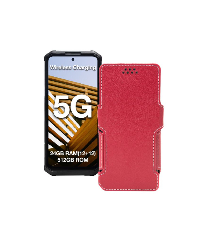 Чохол-книжка з екошкіри для телефону AGM G3