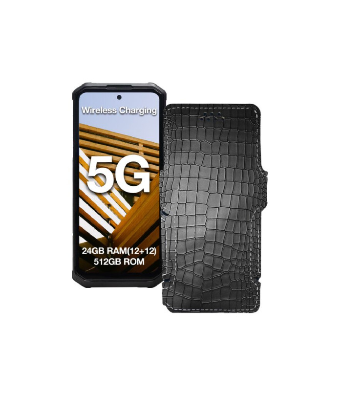 Чохол-книжка з екошкіри для телефону AGM G3