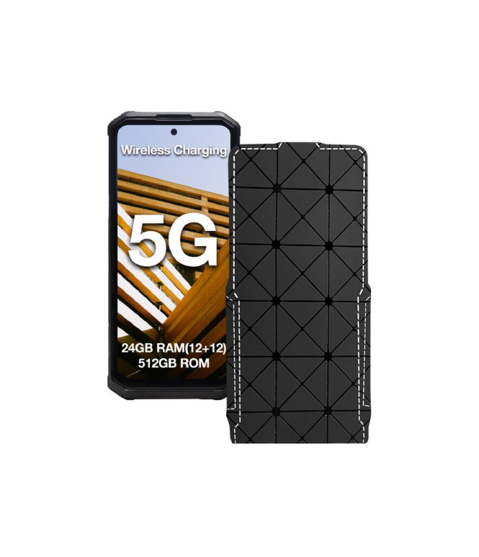 Чохол-флип з екошкіри для телефону AGM G3