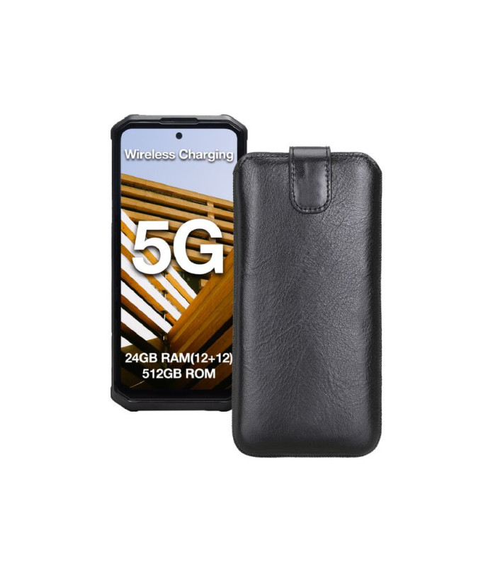 Витяжка з екошкіри для телефону AGM G3