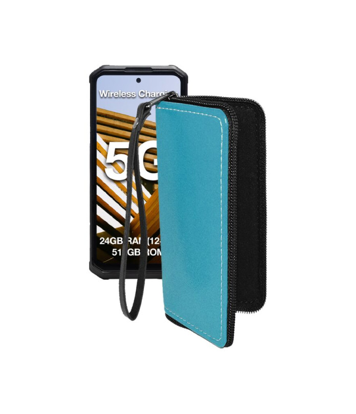 Чохол-гаманець з екошкіри для телефону AGM G3