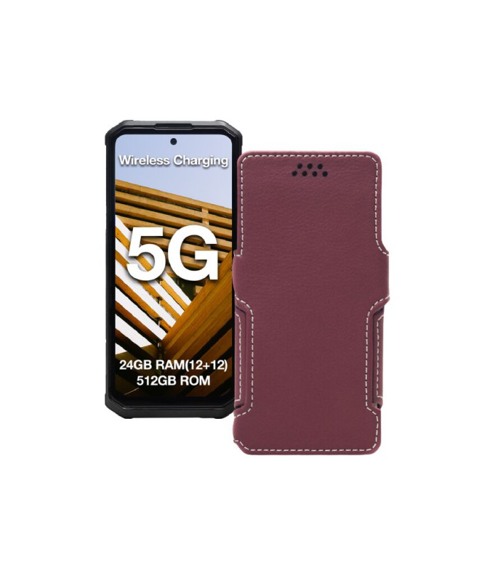 Чохол-книжка з екошкіри для телефону AGM G3