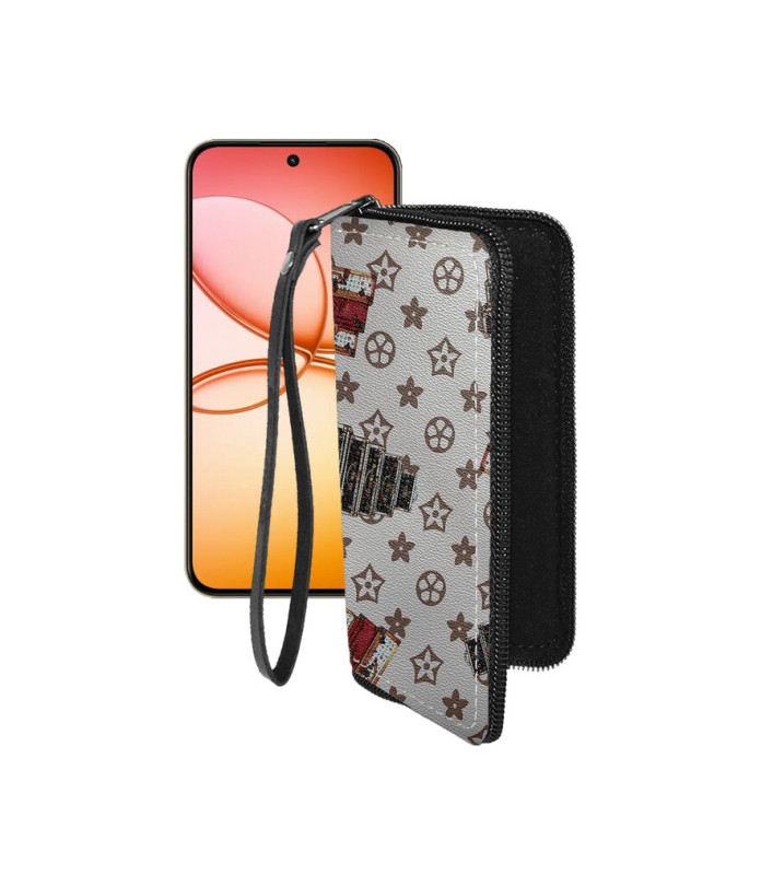 Чохол-гаманець з екошкіри для телефону Realme 15T