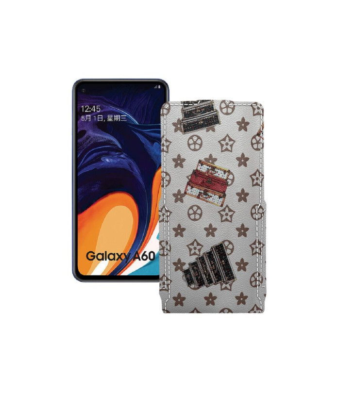 Чохол-флип з екошкіри для телефону Samsung Galaxy A60 (A606)