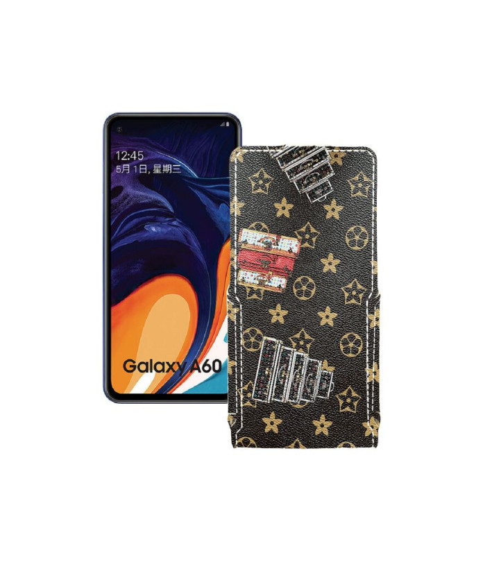 Чохол-флип з екошкіри для телефону Samsung Galaxy A60 (A606)