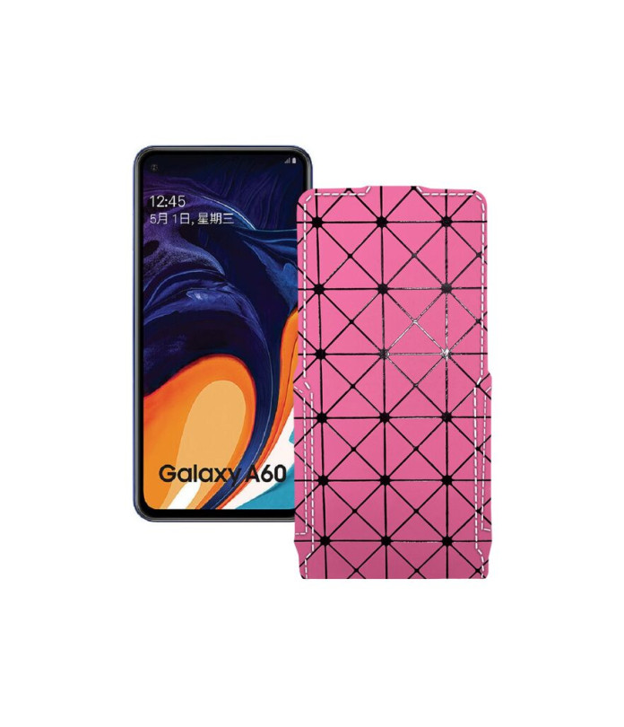 Чохол-флип з екошкіри для телефону Samsung Galaxy A60 (A606)