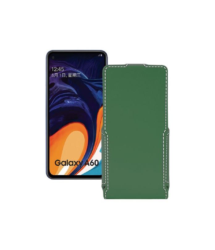 Чохол-флип з екошкіри для телефону Samsung Galaxy A60 (A606)