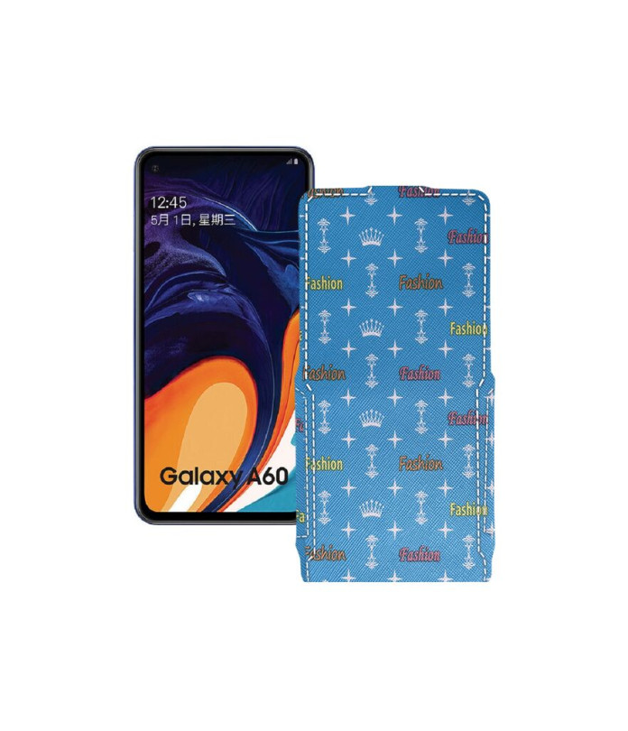 Чохол-флип з екошкіри для телефону Samsung Galaxy A60 (A606)