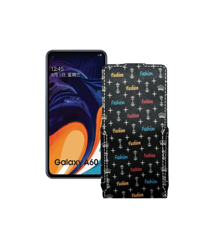 Чохол-флип з екошкіри для телефону Samsung Galaxy A60 (A606)