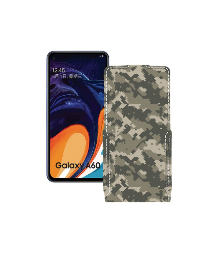 Чохол-флип з екошкіри для телефону Samsung Galaxy A60 (A606)