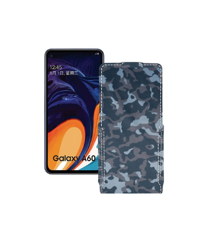 Чохол-флип з екошкіри для телефону Samsung Galaxy A60 (A606)