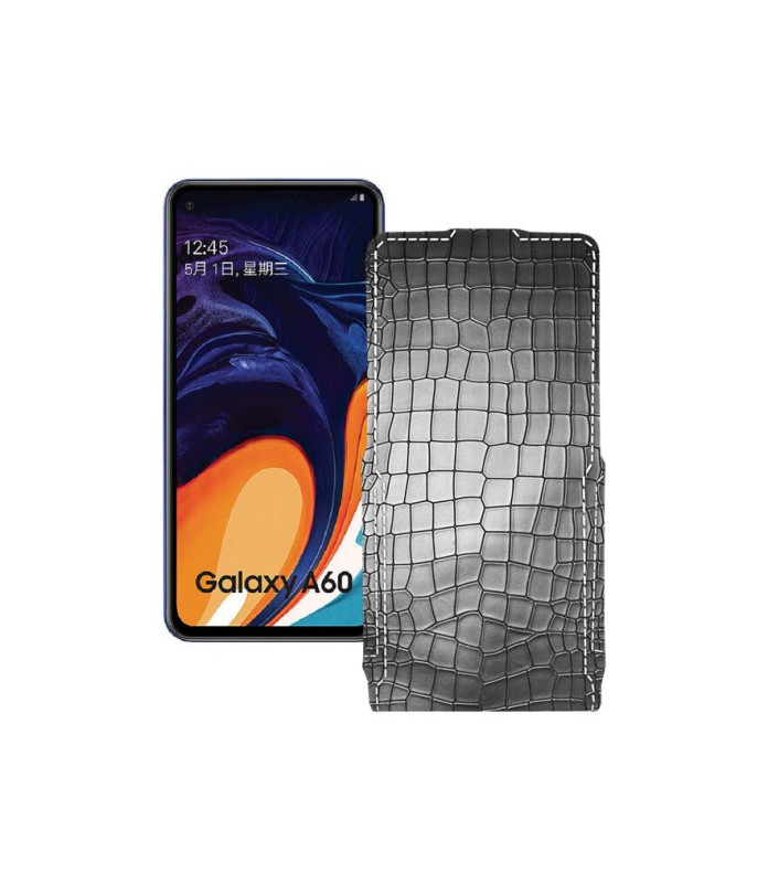 Чохол-флип з екошкіри для телефону Samsung Galaxy A60 (A606)