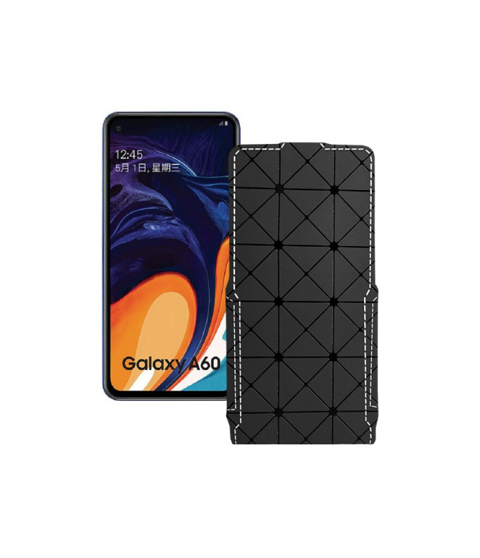 Чохол-флип з екошкіри для телефону Samsung Galaxy A60 (A606)