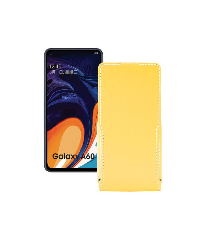 Чохол-флип з екошкіри для телефону Samsung Galaxy A60 (A606)