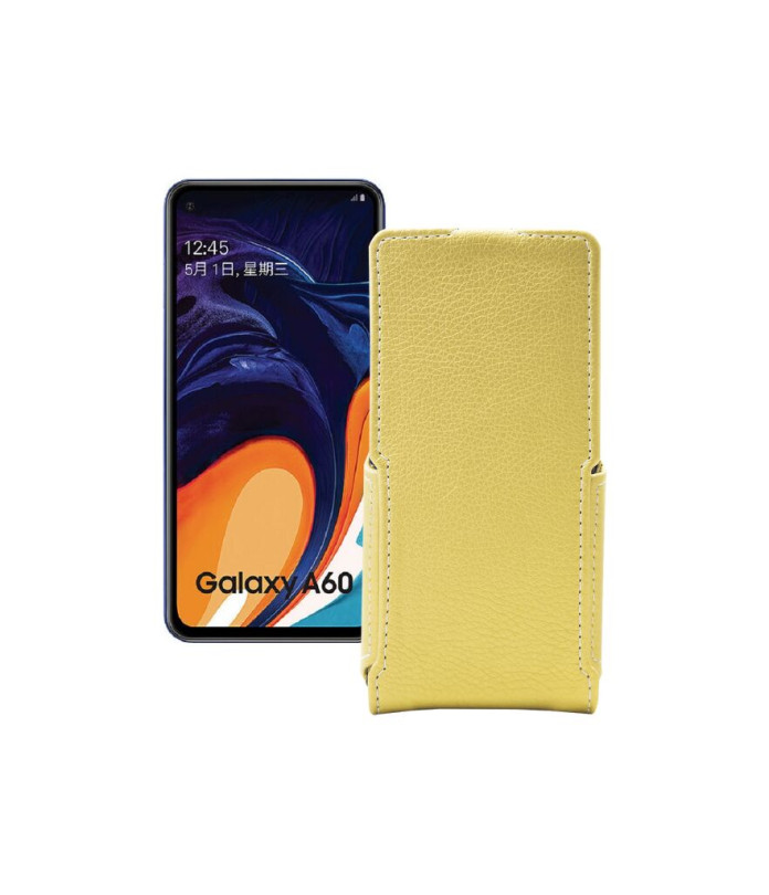 Чохол-флип з екошкіри для телефону Samsung Galaxy A60 (A606)