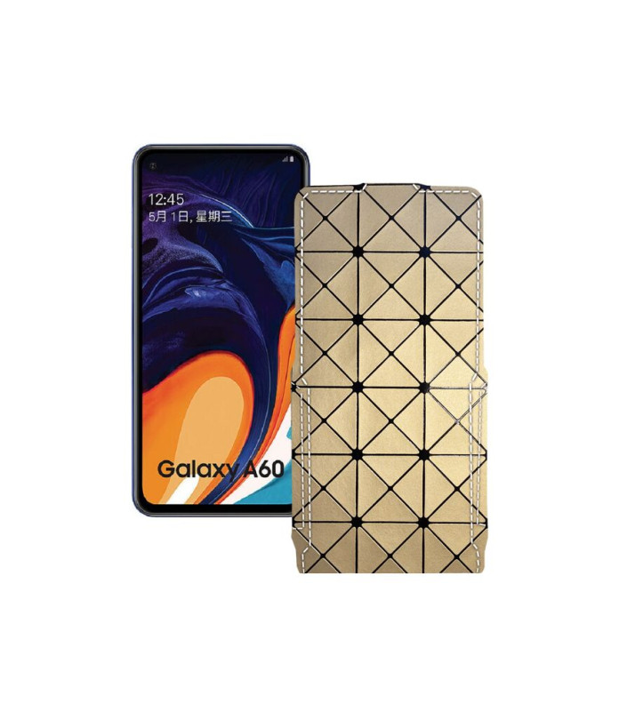 Чохол-флип з екошкіри для телефону Samsung Galaxy A60 (A606)