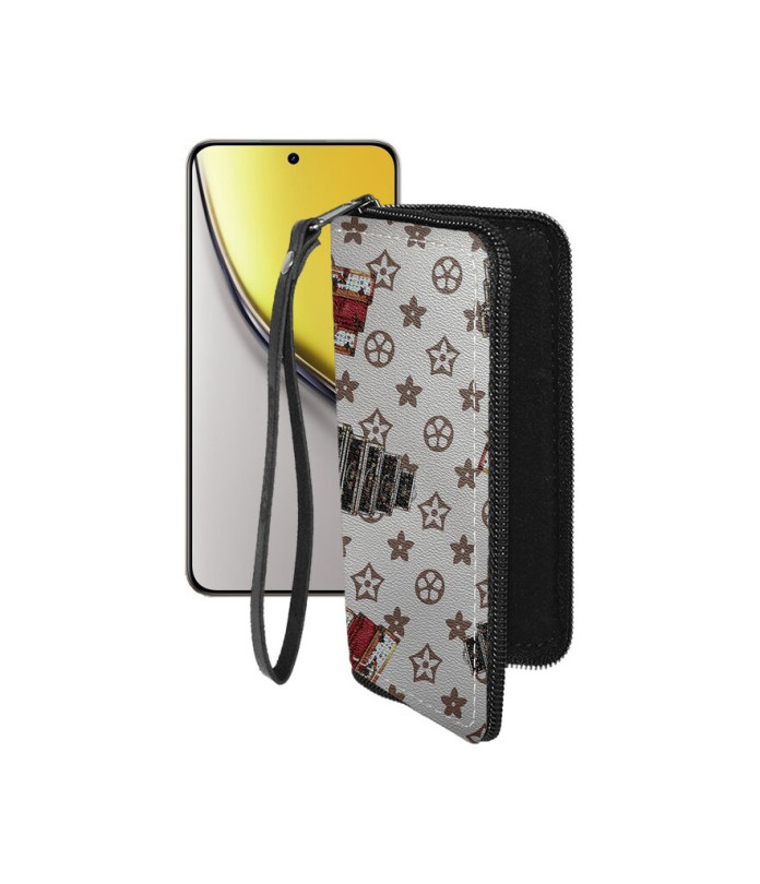 Чохол-гаманець з екошкіри для телефону Realme Realme P3 5G